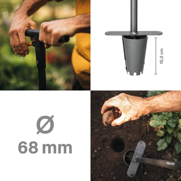 Fiskars 1057078 Ergo Soğan Dikme Aleti - 4