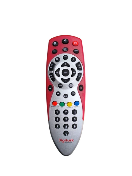 Orjinal Diğitürk Kırmızı Kumanda Logo Lu ürün görseli 1