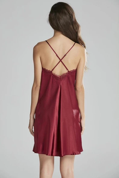 Pierre Cardin 6965 Saten Gecelik Sabahlık Pijama Takım Şort Takım 6'lı Gelin Çeyiz Seti - 11