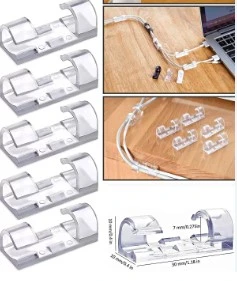 LEVA HOUSE KABLO TOPLAYICI / KABLO SABİTLEYİCİ APARAT 10 LU - Resim 4