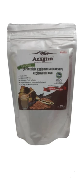 ORGANİK KEÇİBOYNUZU UNU 250 GR.