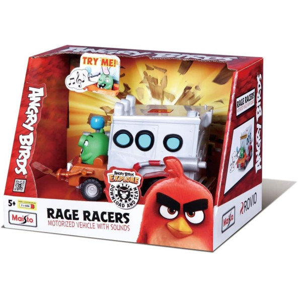 Angry Birds Rage Racers - Sesli Motorlu Araç Yeşil