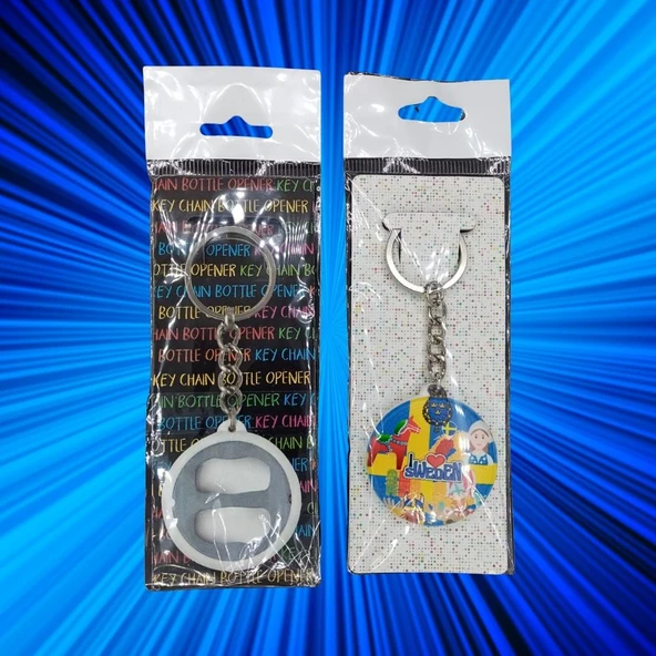 İsveç Temalı Anahtarlık Kapak Açacak - 2