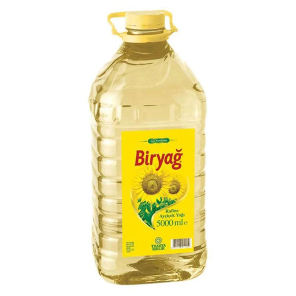 Biryağ Ayçicek Yağı Pet 5 lt 4 adet