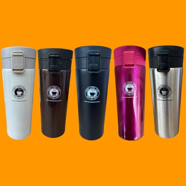 Arow Süper Trend Çift Katmanlı Termos - 500 ML - D-281-Fuşya - 4