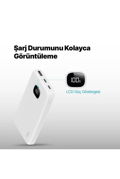 Ttec 2BB205B ChargeUp LCD 10.000mAh Taşınabilir Şarj Aleti / Powerbank - 5