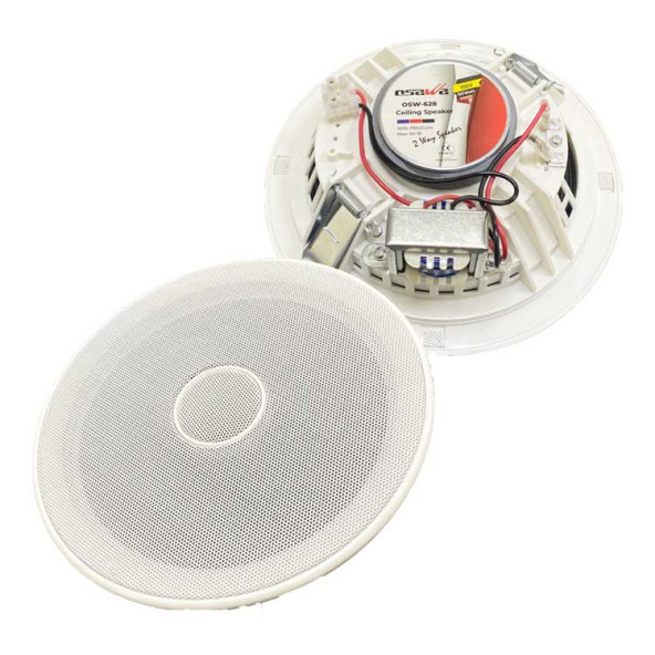 Osawa OSW-628 50 Watt - 100 Volt Hat Trafolu Tavan Hoparlör 16 Cm - 2