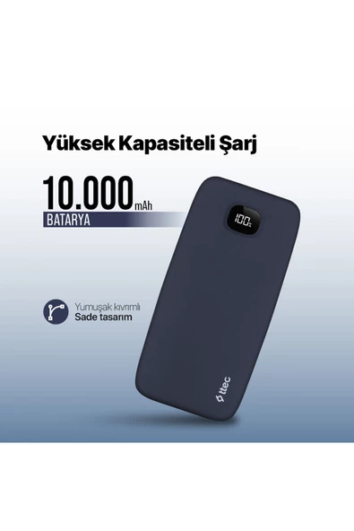 Ttec 2BB205L ChargeUp LCD 10.000 mAh Taşınabilir Şarj Aleti / Powerbank - 2