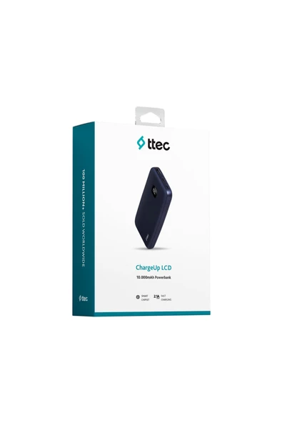 Ttec 2BB205L ChargeUp LCD 10.000 mAh Taşınabilir Şarj Aleti / Powerbank - 8