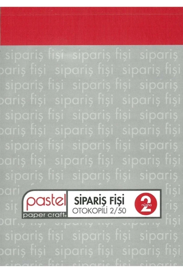 14x20 Cm Otokopili Sipariş Fişi 2/50 - 2