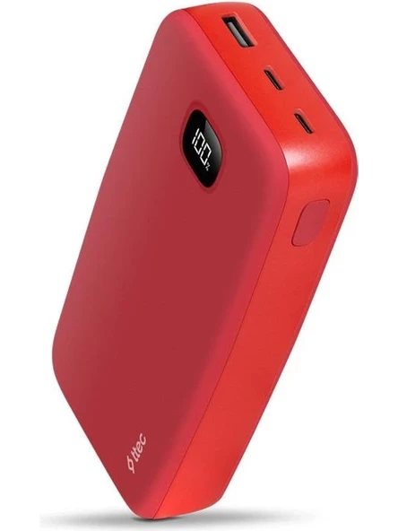 Ttec 2BB211GK ChargeUp LCD 20.000 mAh Taşınabilir Hızlı Şarj Aleti / Powerbank Gül Kurusu