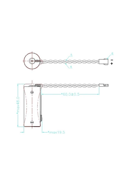 EVE- CR17450 3.0V Lityum Pil Soketli 10'lu - 4