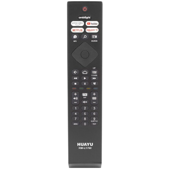 PHILIPS RM-L1760  NETFLIX-PRIME-YOUTUBE-RAKUTEN 43PUS7906/12 50PUS7906/12 65PUS7906/12 70PUS7906/12KUMANDA