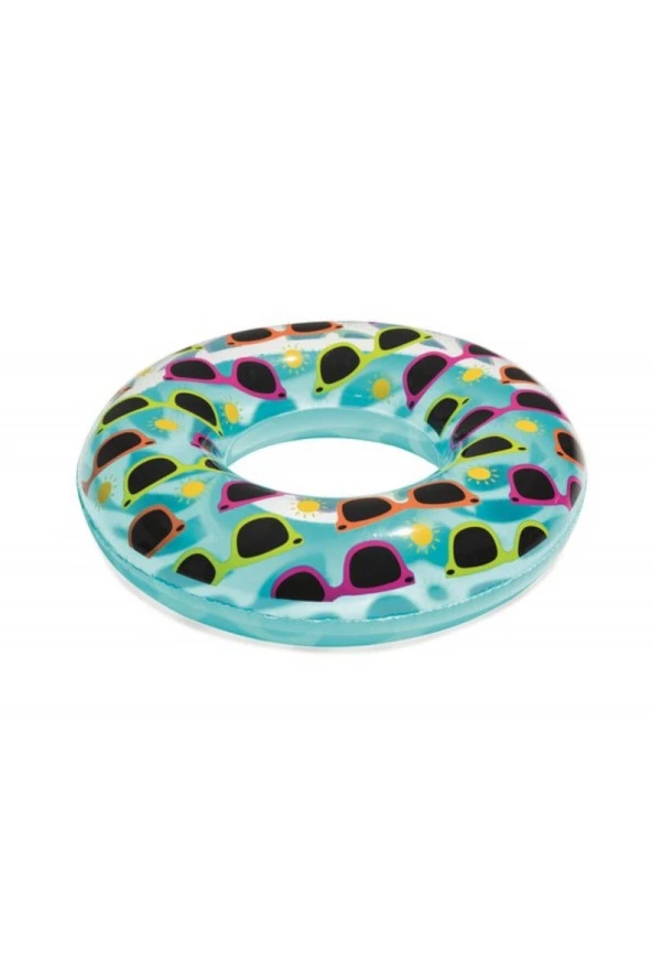 Gözlük Baskılı Simit 76 Cm- Mavi Su Dünyası