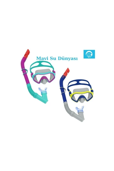 Çocuk Şnorkel Set Crusader 7+ - Mavi Su Dünyası - 6