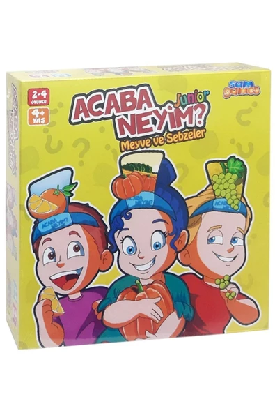 Acaba Neyim Junior Meyve & Sebzeler Kutu Oyunu