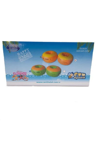Sea Sun Başlangıç Seviyesi Bebek Kolluk - Sarı Turuncu - 5