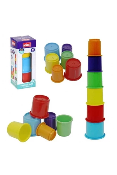 6 Parçalı Sevimli Kulecikler - Mavi Su Dünyası ürün görseli