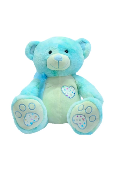 Peluş Ayı Burnu Yıldızlı 35 Cm - MAVİ SU DÜNYASI - Resim 2