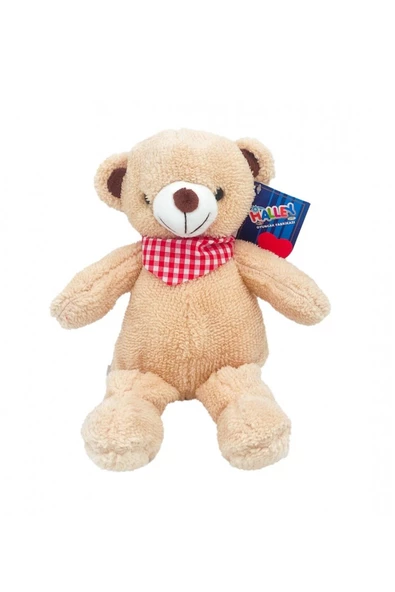 Peluş Fularlı Ayı 35 Cm - MAVİ SU DÜNYASI - Resim 3