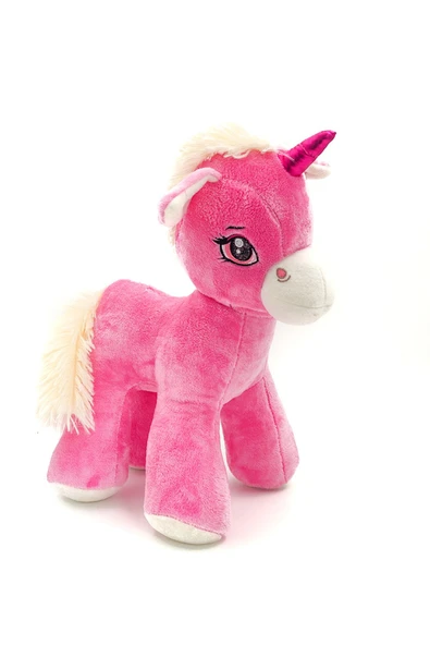Peluş Pony At 40 Cm Pembe - Mavi Su Dünyası ürün görseli