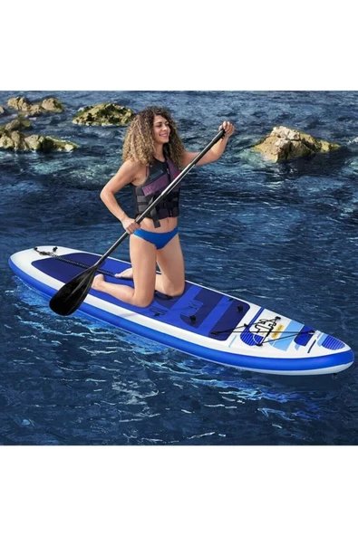 Paddle Board Hydro-Force Kürek+Pompa+Çanta - 305 x 84 Cm - MAVİ SU DÜNYASI