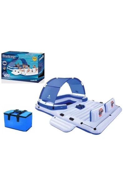 Süper Jumbo Ada Binici 6 Kişilik 389x 274 Cm - Mavi Su Dünyası - 4
