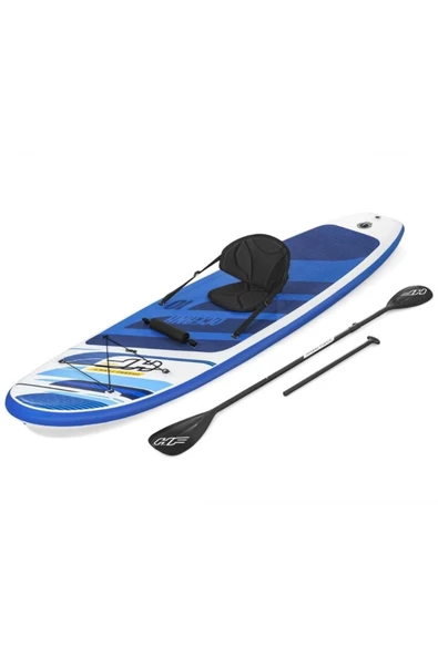 Paddle Board Hydro-Force Kürek+Pompa+Çanta - 305 x 84 Cm - MAVİ SU DÜNYASI - 3