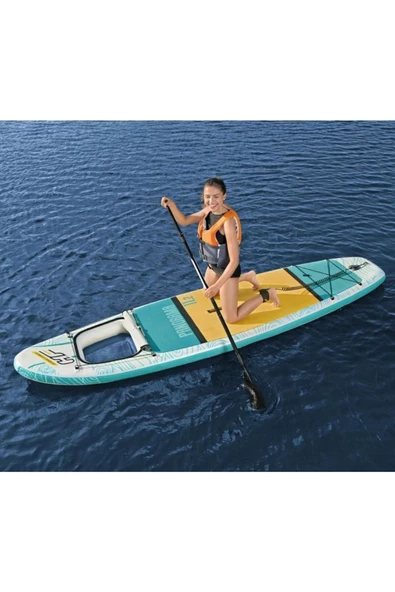 Paddle Board Hydro-Force Kürek+Pompa+Çanta - 340 x 89 Cm - - 4