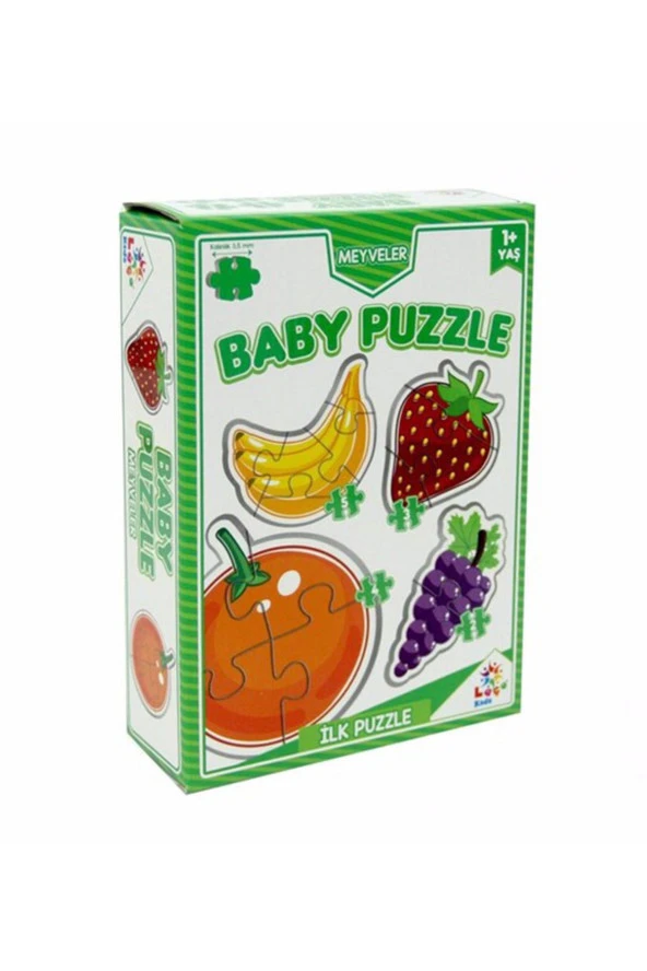 Puzzle Baby Meyveler 4 Büyük Parça - MAVİ SU DÜNYASI