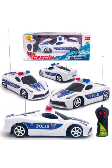 Uzaktan Kumandalı Polis Arabası - Mavi Su Dünyası