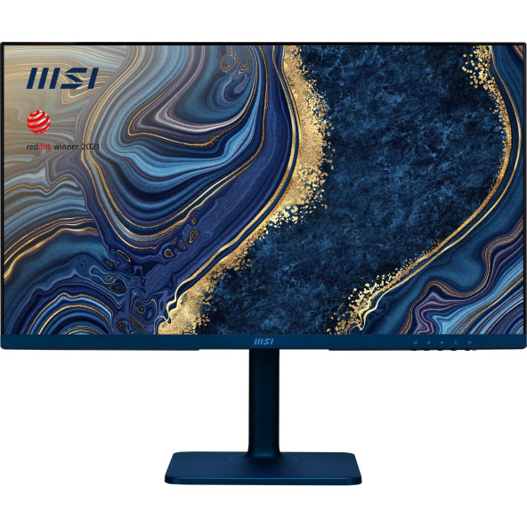 MSI 27" MODERN MD272QP ULTRAMARINE FLAT 2560X1440 (WQHD) IPS 75HZ TYPE C LACIVERT ANTI-GLARE MONITOR