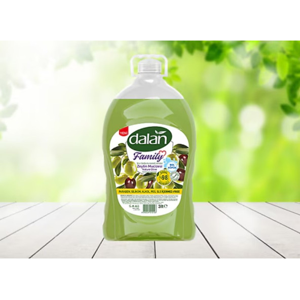 Dalan Family Zeytin Mucizesi Sıvı Sabun 3 Litre - 2