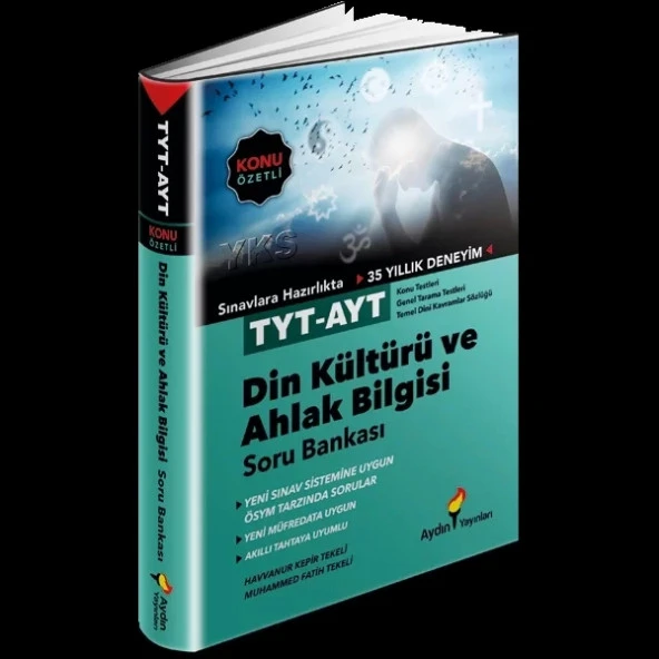 AYDIN YAYINLARI TYT-AYT Din Kültürü ve Ahlak Bilgisi Konu Özetli Soru Bankası