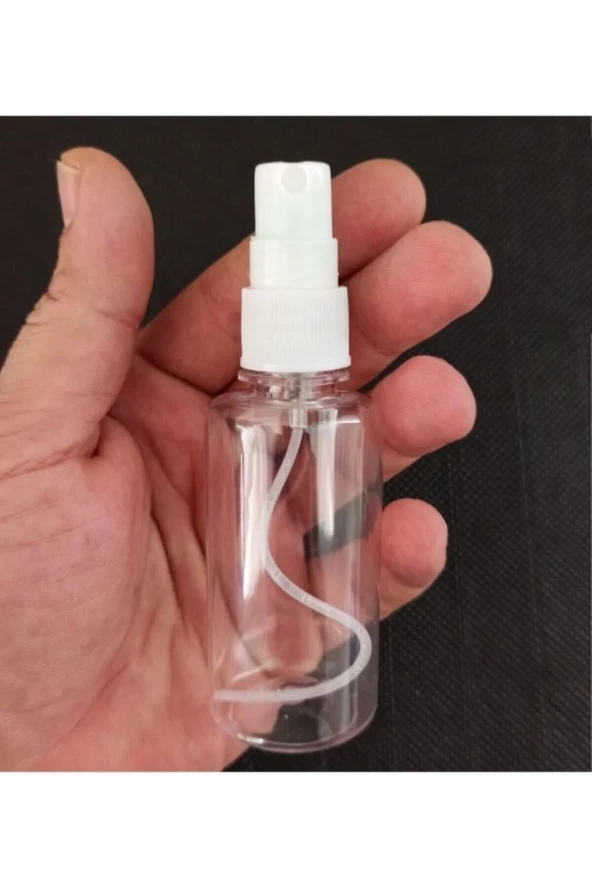 30 Adet 50 ml Boş Şişe Sprey Başlıklı genel bakım pet şişe