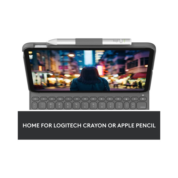 Logitech Slim Folio Ipad 10. Nesil Uyumlu Türkçe Klavyeli Kılıf 920-011415 - 4