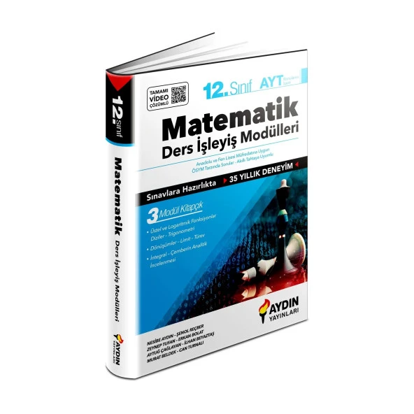 AYDIN YAYINLARI 12.SINIF MATEMATİK DERS İŞLEYİŞ MODÜLLERİ
