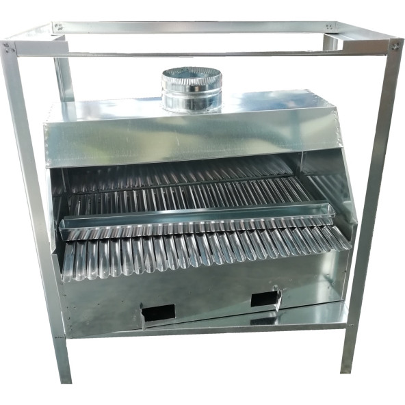 MANGAL BARBEKÜ KAPAKLI 50X33 CM - 2