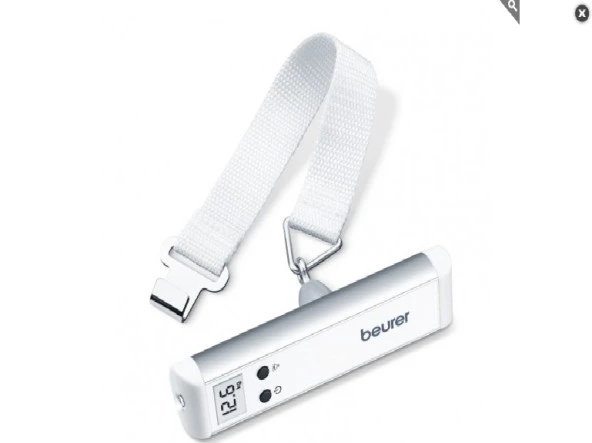 Beurer LS 10 Işıklı Dijital Valiz Terazisı Uçak Yolculuk İçin