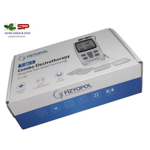 Fizyopol Tens EMS cihazı ve 4'lü Yedek Elektrod - 4