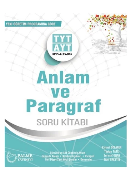 Palme Yks Tyt Ayt Anlam Ve Paragraf Soru Kitabı Yeni