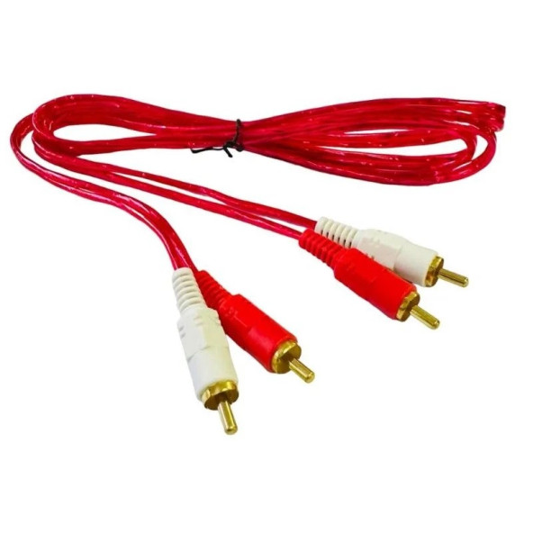 Powermaster PM-7774 2rca-2rca Gold 1.5 Metre Kablo 2 Rca 2 Rca