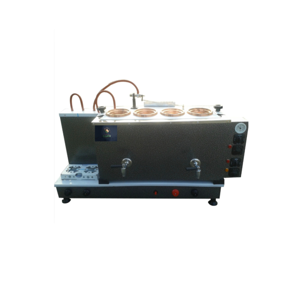 4 demlikli çay ocağı 4 Gözlü Siyah Kromat Boyalı Çay Kazanı Elektrik + Tüplü Çay Semaveri ETS sistemli