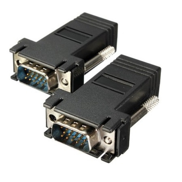 POWERMASTER VGA EXTENDER RJ 45 CAT5/6/7 UZATICI (2Lİ PAKET)