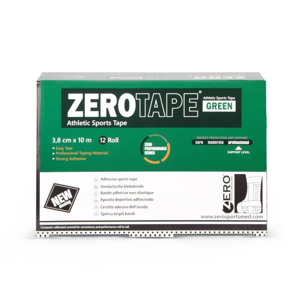 Zerotape Yeşil 3,8cm x 10m SporcuTespit Bandı - 4