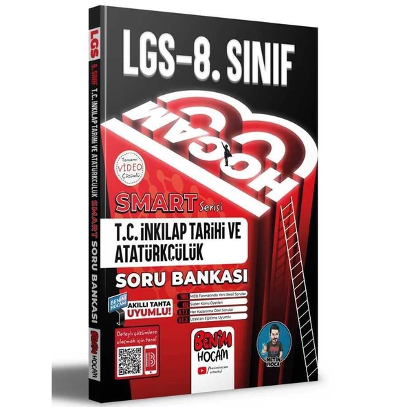 8. Sınıf LGS T.C. İnkılap Tarihi Smart Soru Bankası Benim Hocam Yayınları