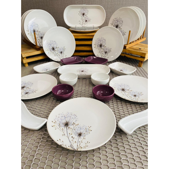 Keramika Takım Kahvaltı 24 Parça 12 Kişilik - 2