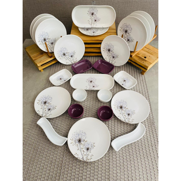 Keramika Takım Kahvaltı 24 Parça 12 Kişilik - 3