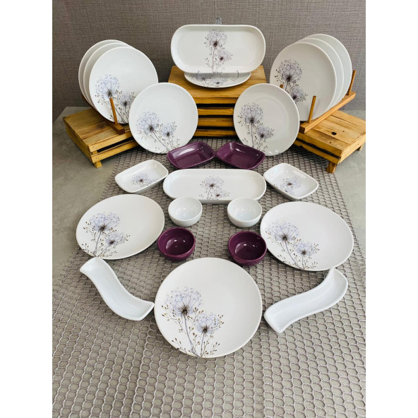 Keramika Takım Kahvaltı 24 Parça 12 Kişilik - 4