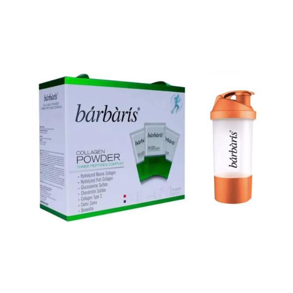 BARBARİS KOLAJEN POwDER THREE PEPTİDES COMPLEx 30 + SHAKER HEDİYELİ